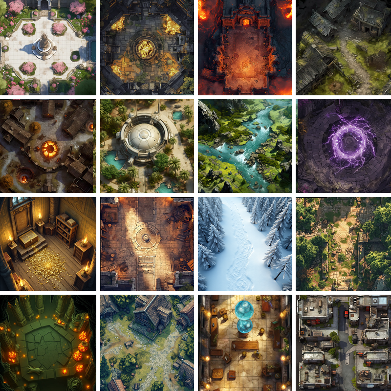 50 000+ RPG Maps Bundle [Free Today]